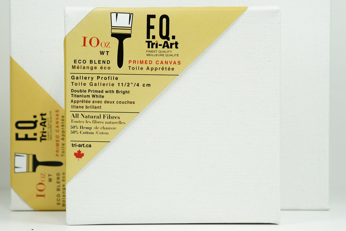 Tri-Art FQ Stretched Canvas - Artist Gallery 1 1/2" Profile Primed - 6x8"