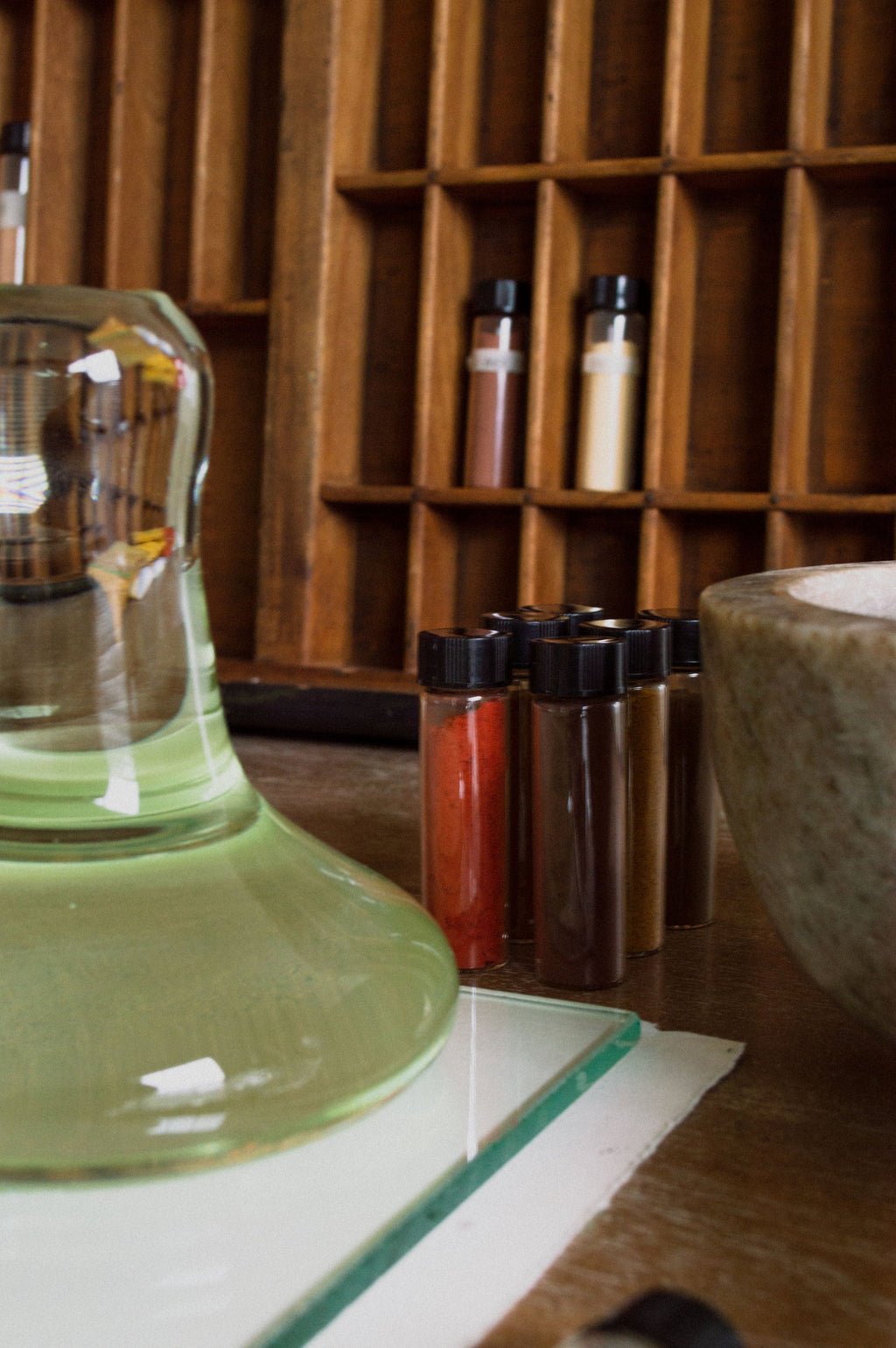 Hand-Crafted Glass Paint Mullers