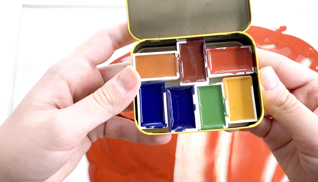 Watercolour pans (Set of 15)