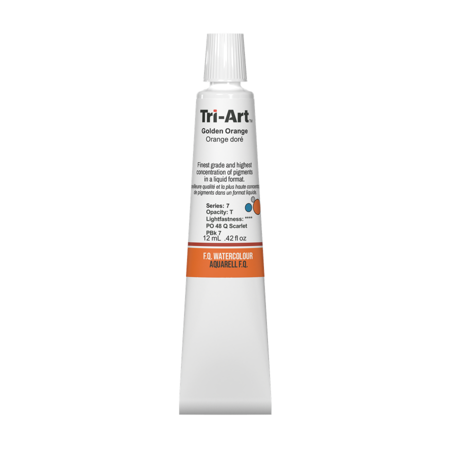 Tri-Art Water Colour Tubes - Golden Orange