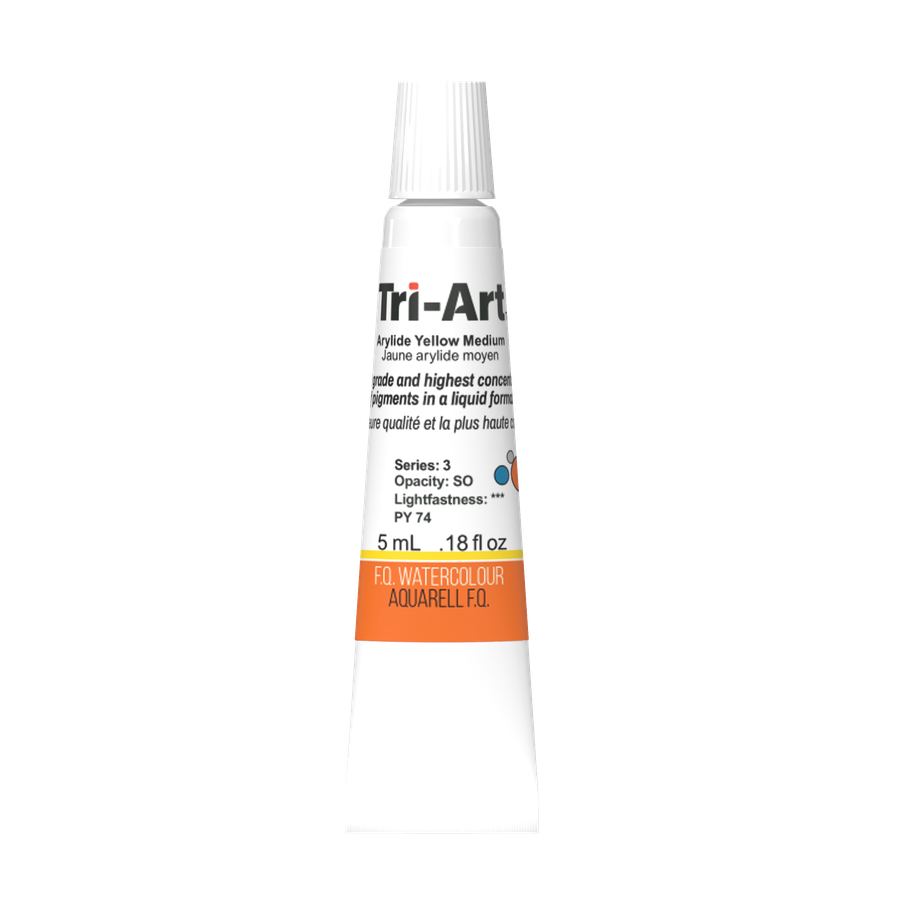 Tri-Art Water Colours - Arylide Yellow Medium