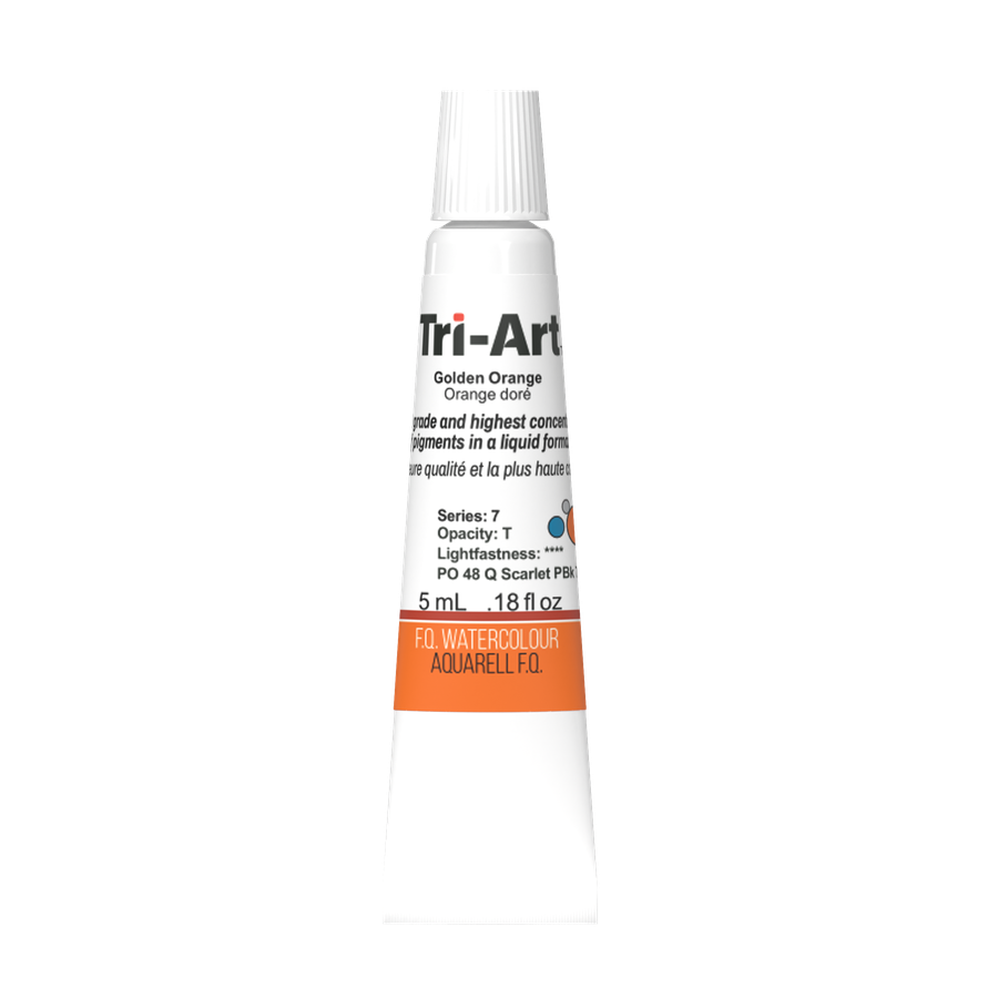 Tri-Art Water Colour Tubes - Golden Orange