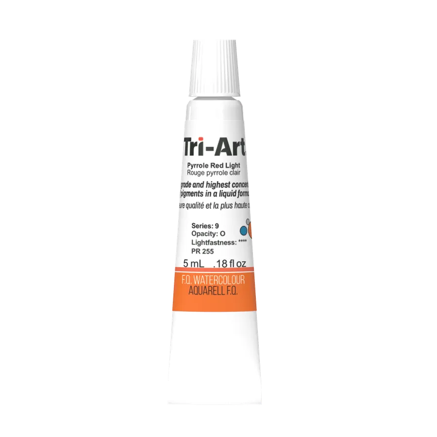 Tri-Art Water Colours - Pyrrole Red Light