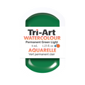 Tri-Art Water Colour Pans - Permanent Green Light - 4 mL