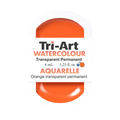 Tri-Art Water Colour Pans - Transparent Permanent Orange - 4 mL